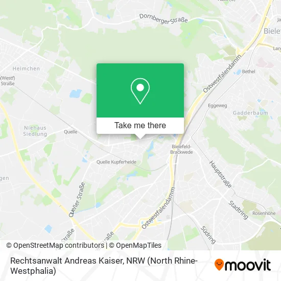 Карта Rechtsanwalt Andreas Kaiser