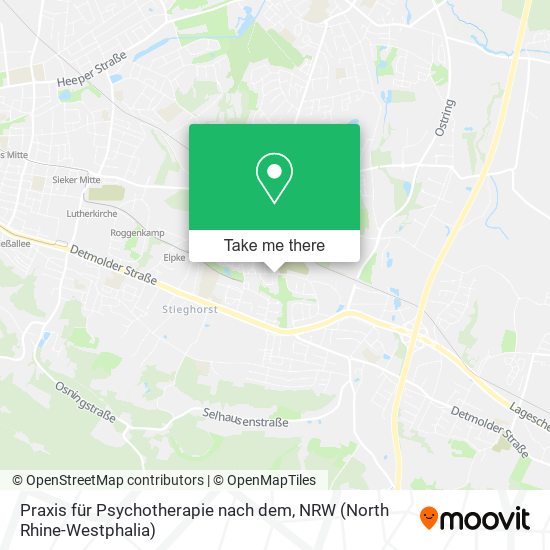 Praxis für Psychotherapie nach dem map
