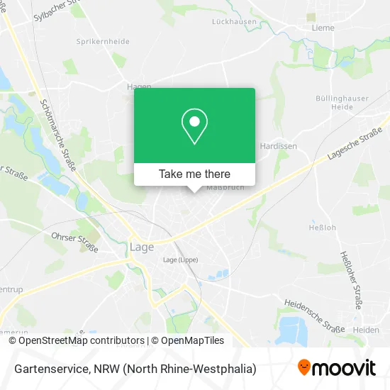 Карта Gartenservice