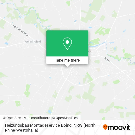Карта Heizungsbau Montageservice Böing