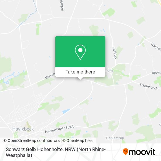 Карта Schwarz Gelb Hohenholte