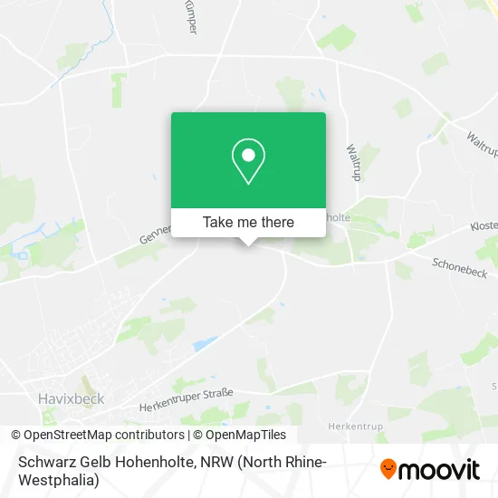 Карта Schwarz Gelb Hohenholte