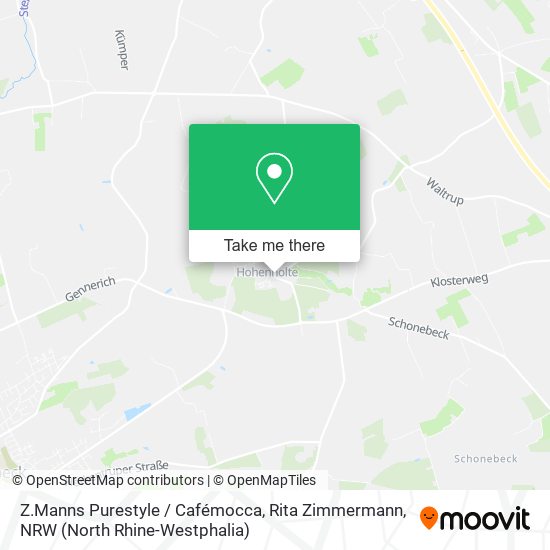Z.Manns Purestyle / Cafémocca, Rita Zimmermann map