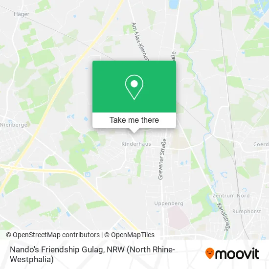 Карта Nando's Friendship Gulag