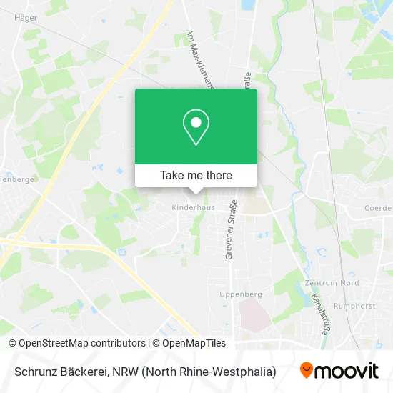 Карта Schrunz Bäckerei