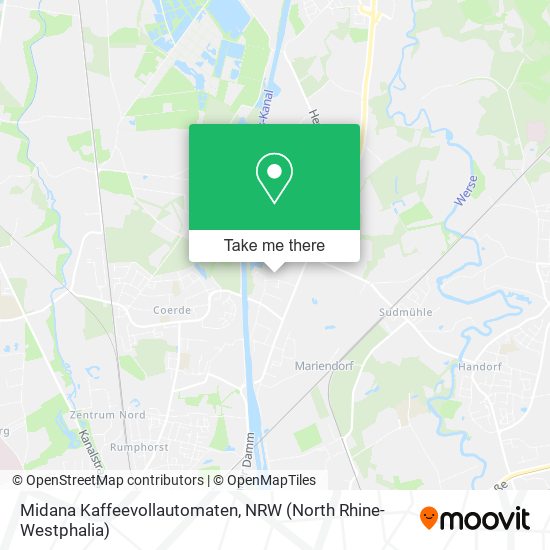 Midana Kaffeevollautomaten map