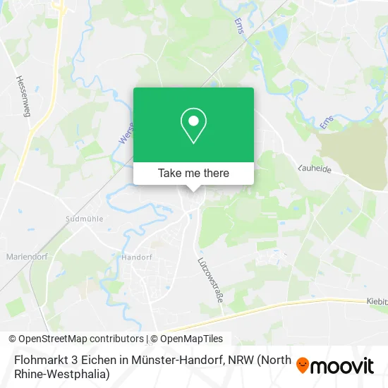 Карта Flohmarkt 3 Eichen in Münster-Handorf