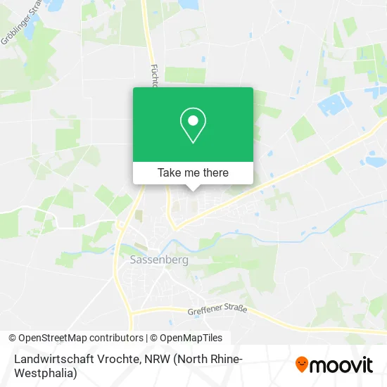 Карта Landwirtschaft Vrochte