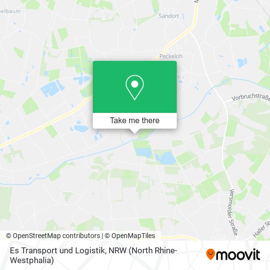 Es Transport und Logistik map