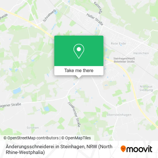 Карта Änderungsschneiderei in Steinhagen