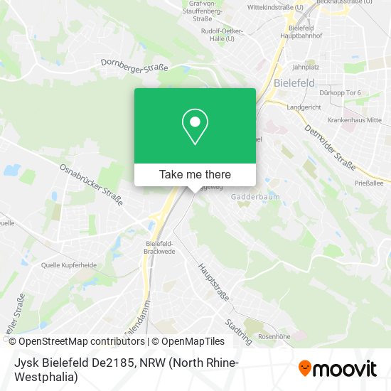 Jysk Bielefeld De2185 map