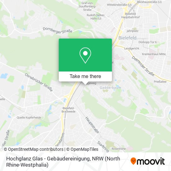 Hochglanz Glas - Gebäudereinigung map