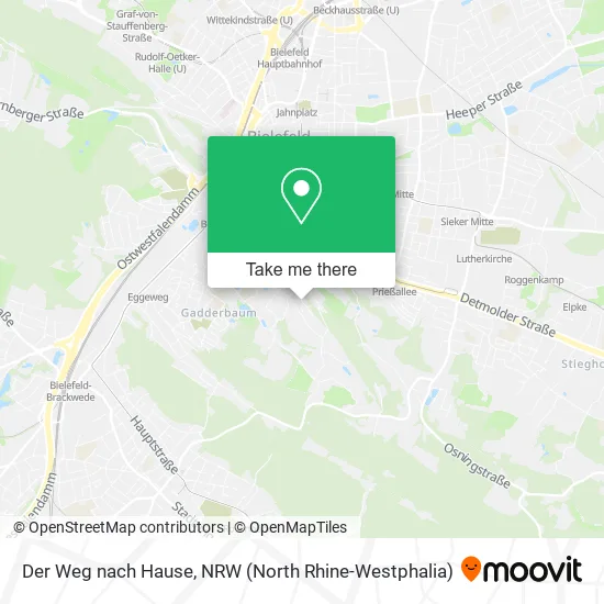 Карта Der Weg nach Hause