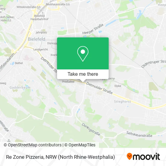 Карта Re Zone Pizzeria