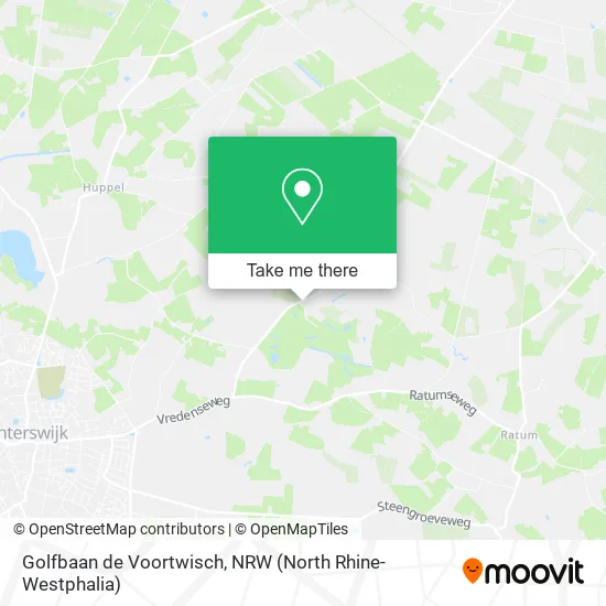 Golfbaan de Voortwisch map