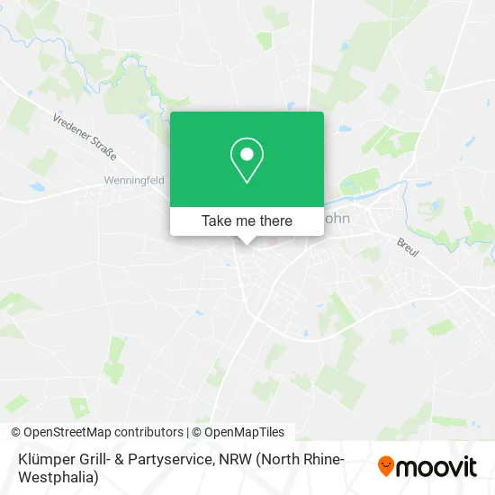 Карта Klümper Grill- & Partyservice