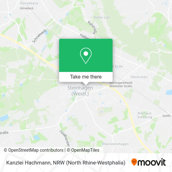 Kanzlei Hachmann map