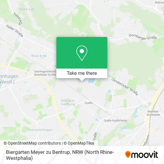 Biergarten Meyer zu Bentrup map