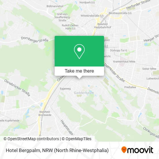 Карта Hotel Bergpalm