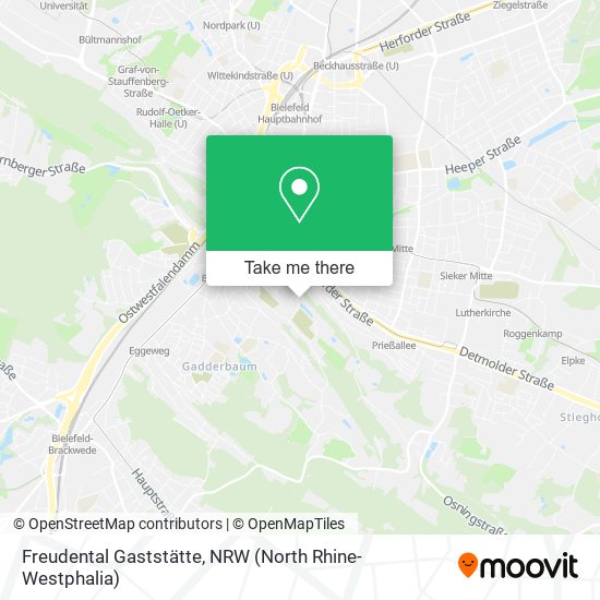 Freudental Gaststätte map