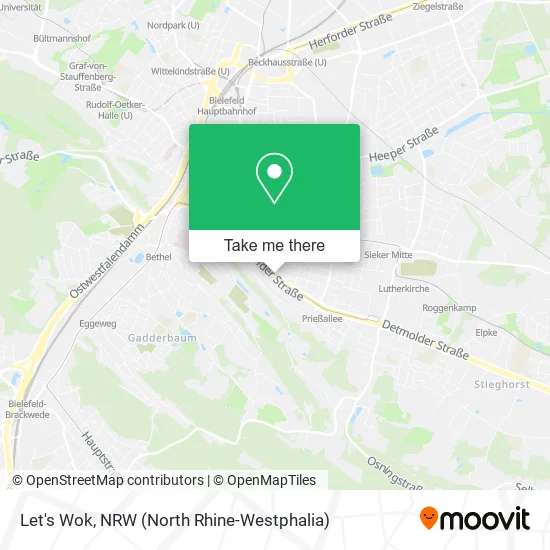 Карта Let's Wok