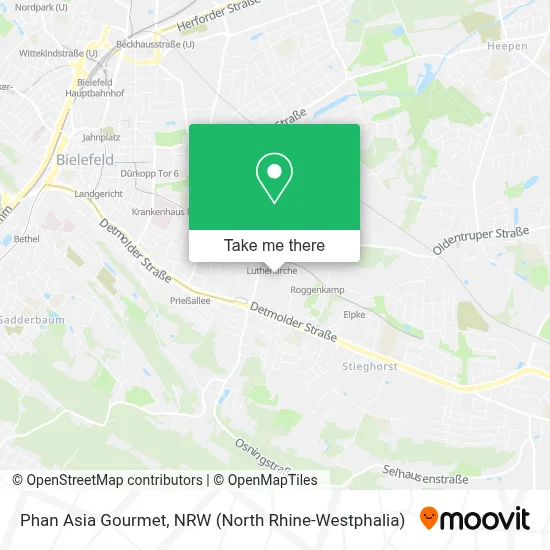 Phan Asia Gourmet map