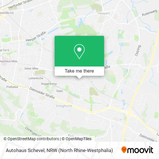 Карта Autohaus Schevel
