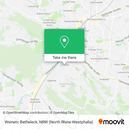 Карта Weinetc Betheleck