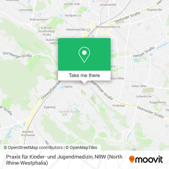Карта Praxis für Kinder- und Jugendmedizin