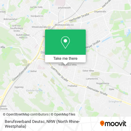 Карта Berufsverband Deutsc