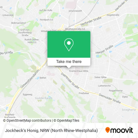Карта Jockheck's Honig