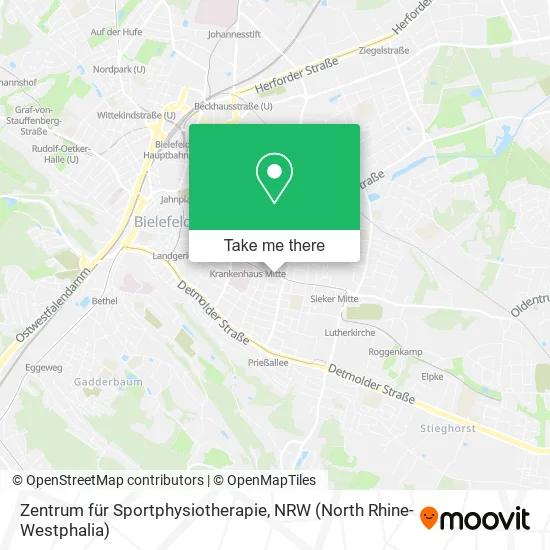 Карта Zentrum für Sportphysiotherapie