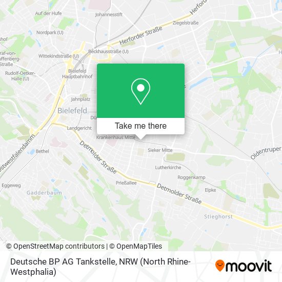 Deutsche BP AG Tankstelle map