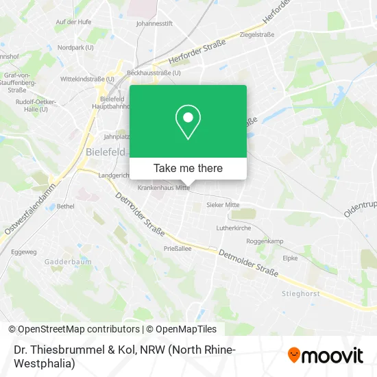 Карта Dr. Thiesbrummel & Kol