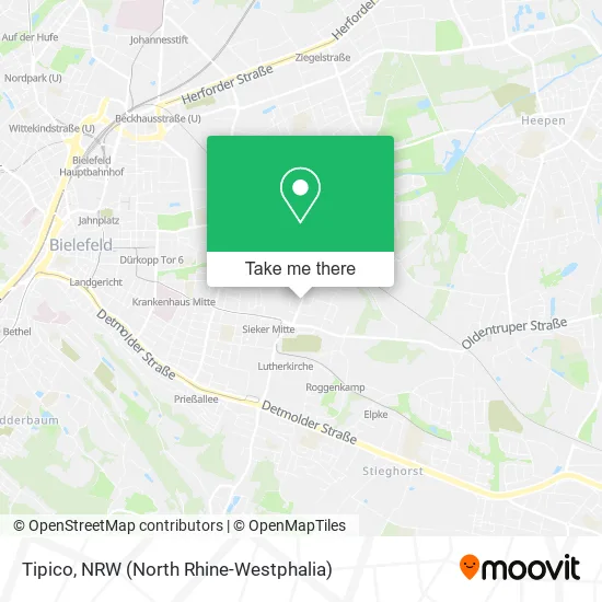 Карта Tipico