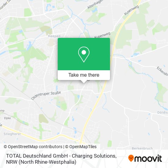 TOTAL Deutschland GmbH - Charging Solutions map