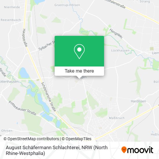 August Schäfermann Schlachterei map