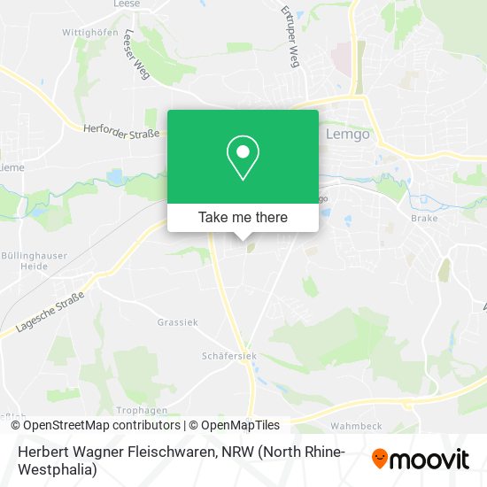 Herbert Wagner Fleischwaren map