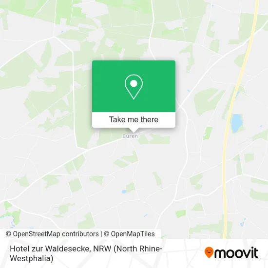 Hotel zur Waldesecke map