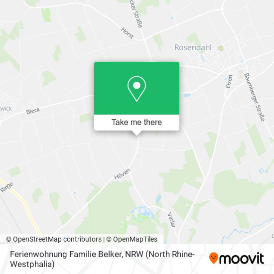 Ferienwohnung Familie Belker map