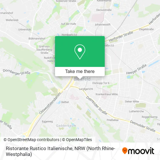 Карта Ristorante Rustico Italienische