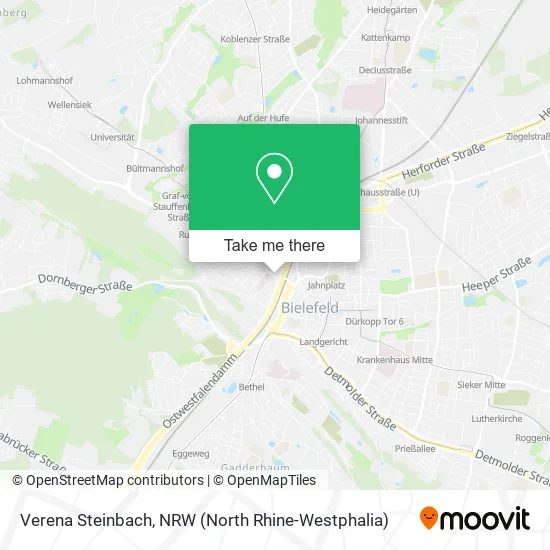 Verena Steinbach map