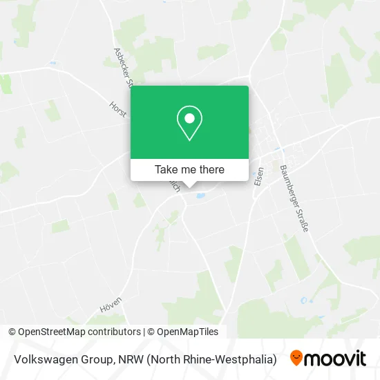 Карта Volkswagen Group