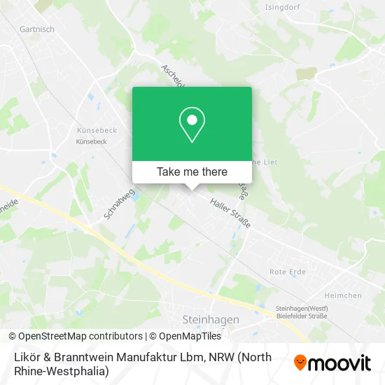 Карта Likör & Branntwein Manufaktur Lbm