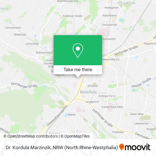 Dr. Kordula Marzinzik map