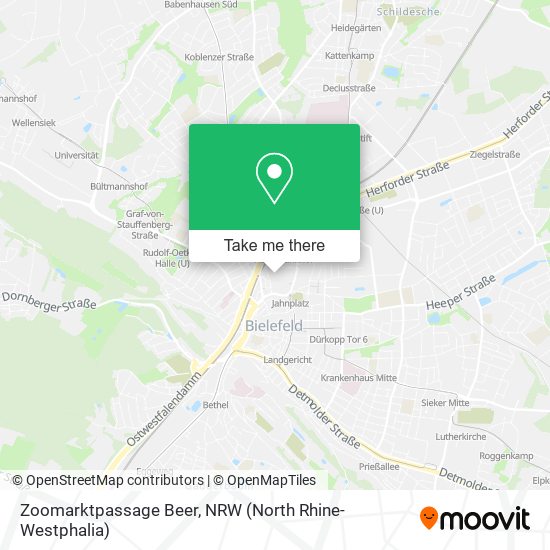 Zoomarktpassage Beer map