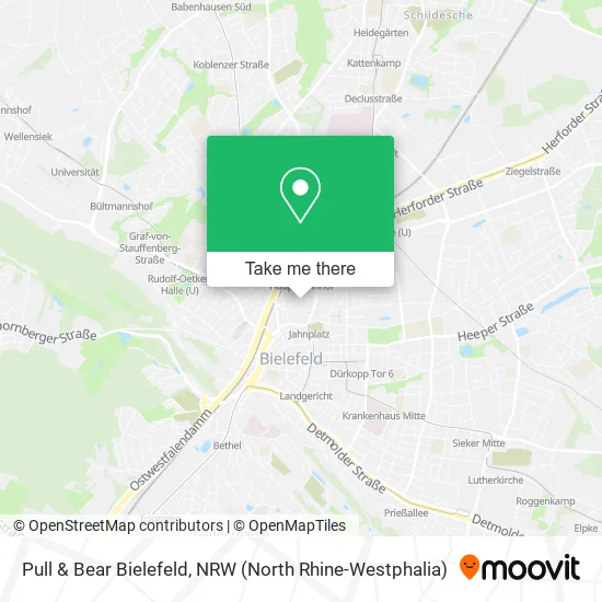 Pull & Bear Bielefeld map