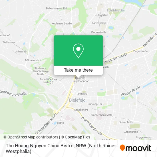 Карта Thu Huang Nguyen China Bistro