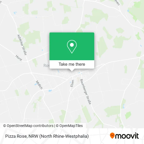 Карта Pizza Rose