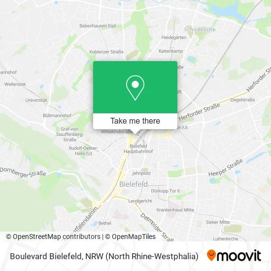 Карта Boulevard Bielefeld